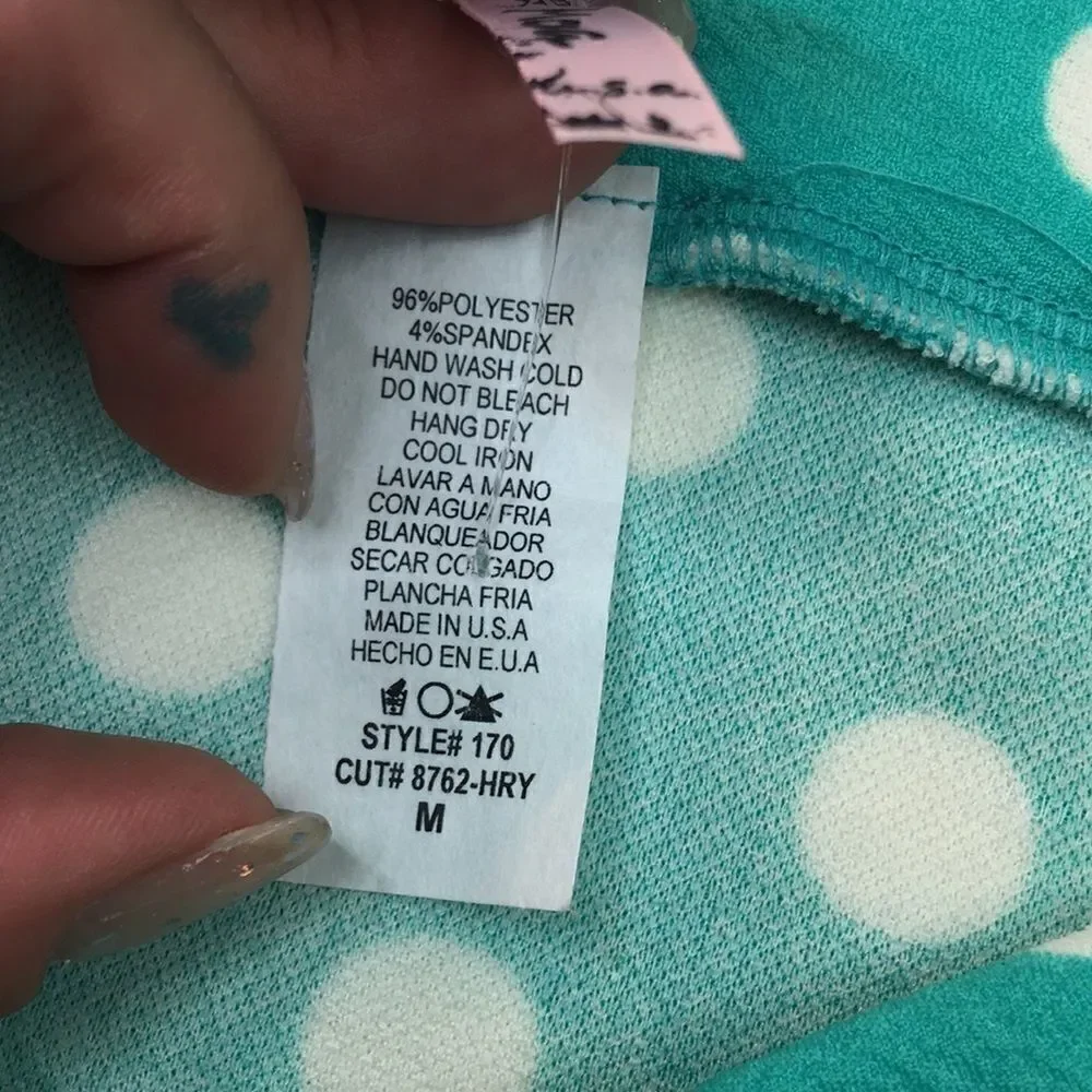 NEW Mint polka-dot pencil skirt - Picture 6 of 8